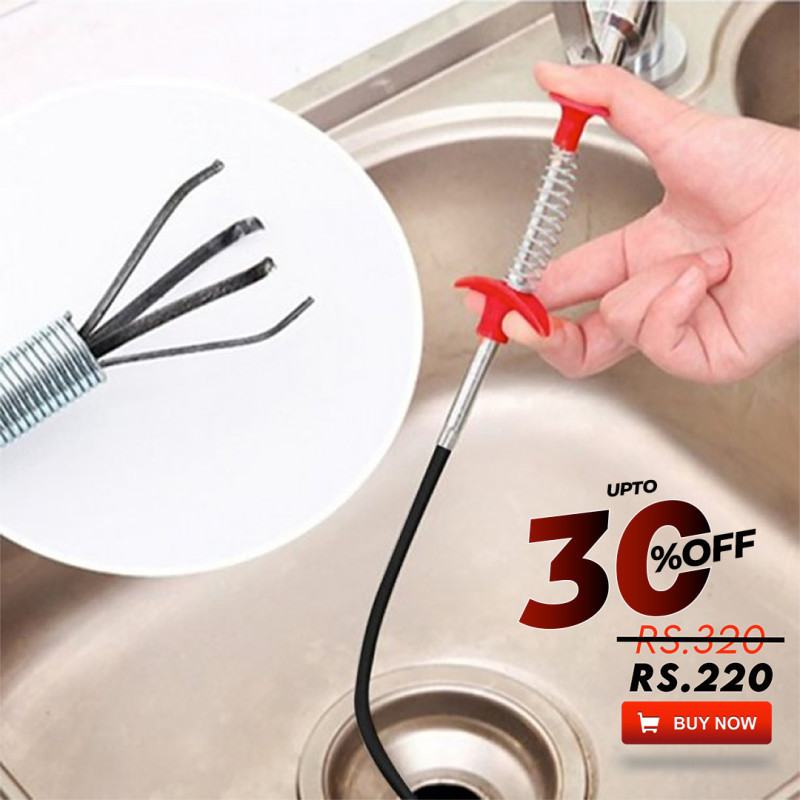 Stainless Steel Sink Pipeline Cleaner Drain Opener